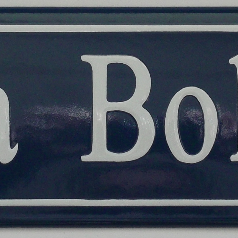 Straatnaambord klein